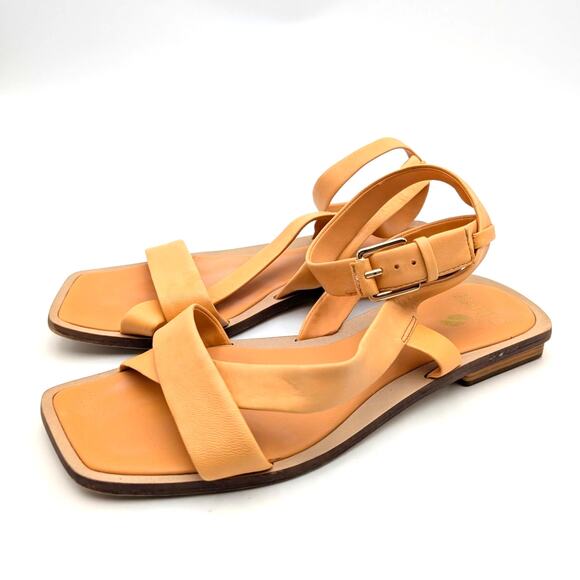 Sarto by Franco Sarto Ema 2 Ankle Strap Sandals Women's Orange Size US10M EU40 - Picture 1 of 13
